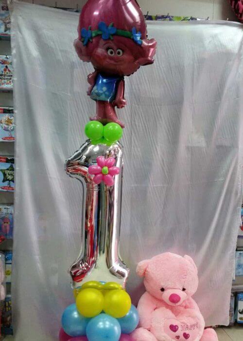 בלונים ליום הולדת שנה