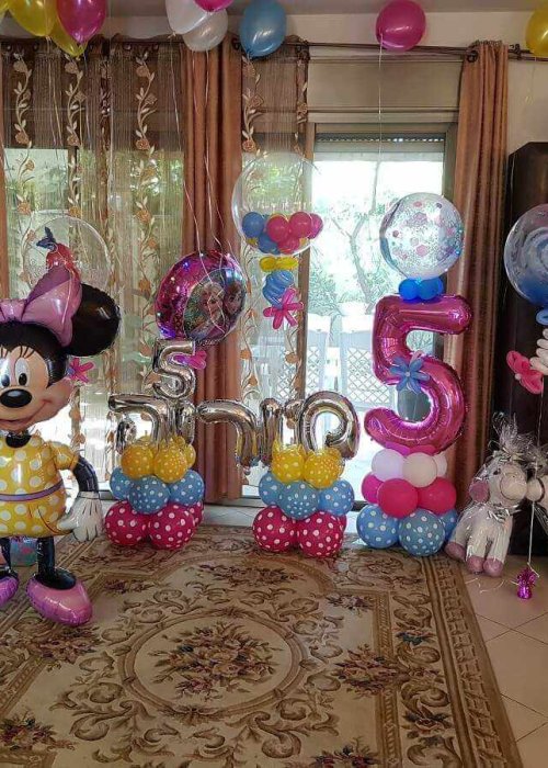 סידור בלונים מיני מאוס