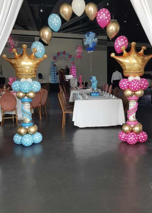 עמודי בלונים לברית