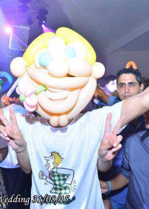 מסכה מבלונים