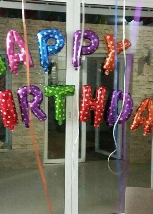 בלונים בעיצוב אישי happy birthday