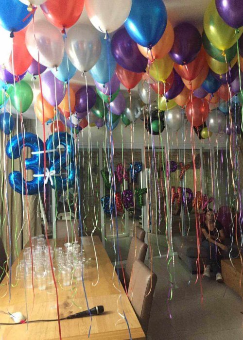 בלונים בעיצוב צבעוני