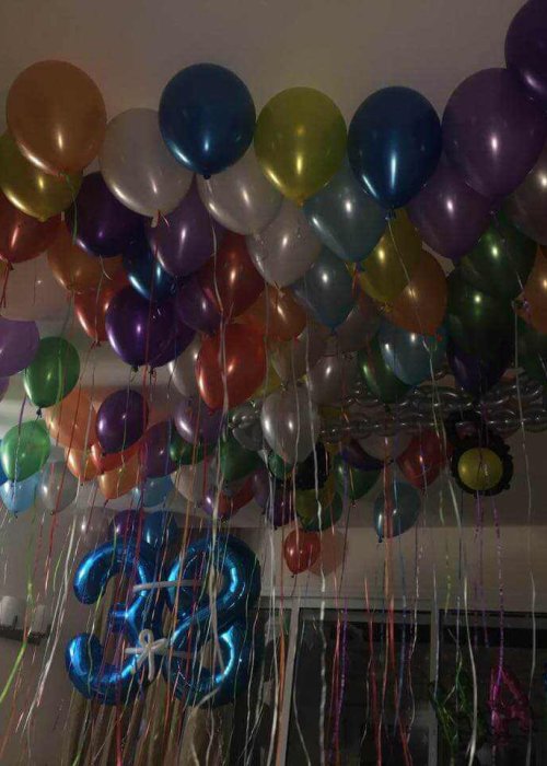 עיצובי בלונים צבעוניים יום הולדת 38