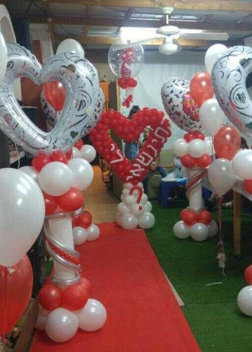 סטנדים מבלונים מעוצבים