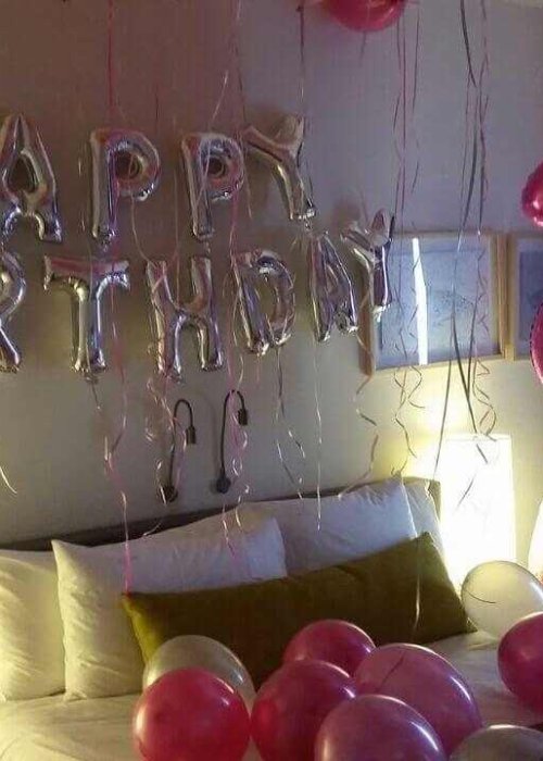 סידור בלונים ליום הולדת