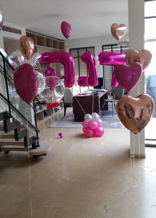 בלוני אותיות להקדשה