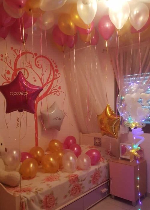 בלונים בצורת כוכב