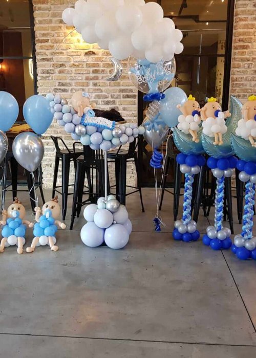 עמודי בלונים לברית