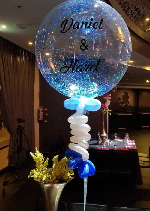 בלונים מעוצבים עבור אירוע ברית