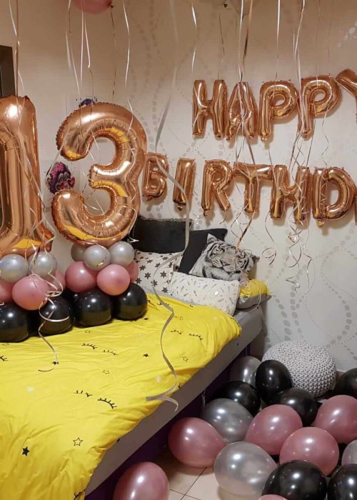 עיצובי בלונים ליום הולדת 13