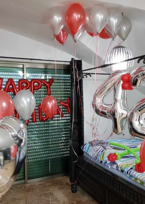 בלוני מספר ליום הולדת 42