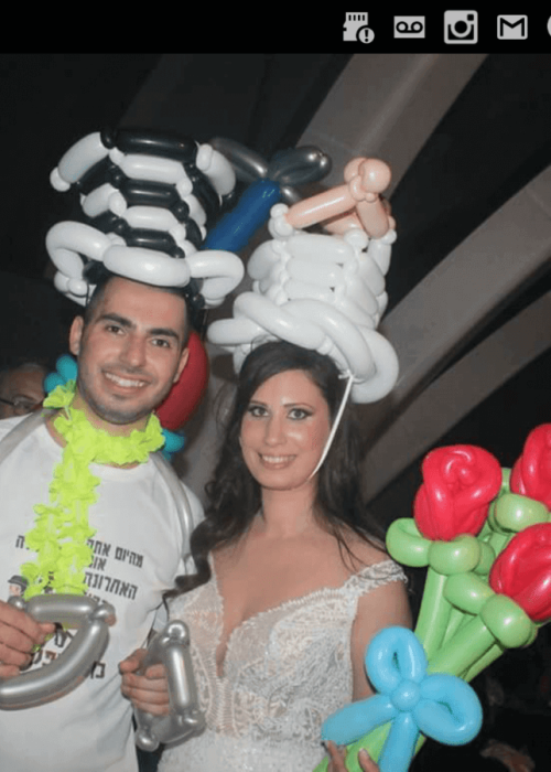 חגיגה עם אמן בלונים