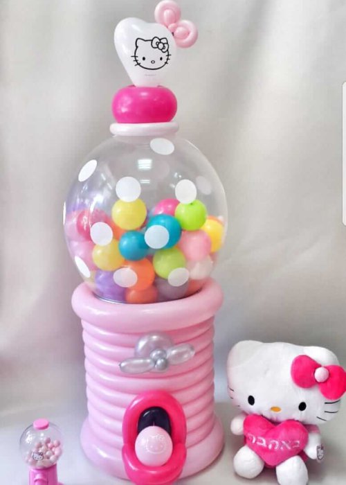 בלון הפתעה בצורת קופסת ממתקים