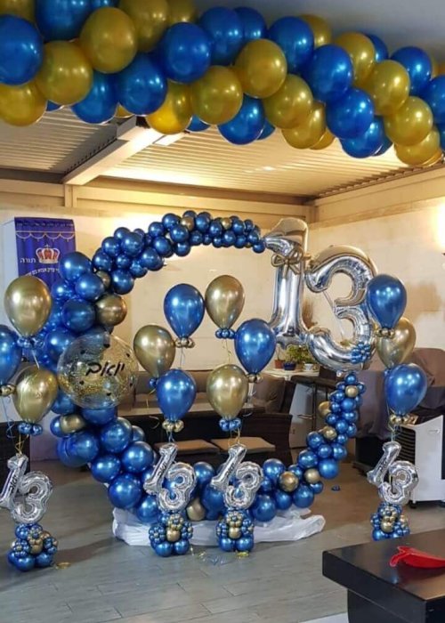 בלונים לעלייה לתורה באולם