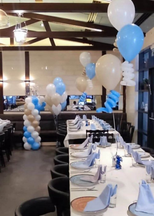 סידור בלונים לברית