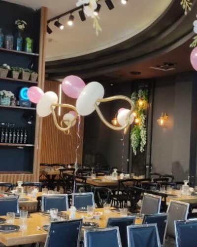 בלונים לבריתה בצורת מוצצים ורודים