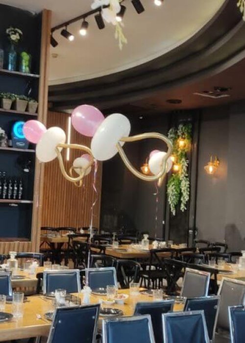 בלונים לבריתה בצורת מוצצים ורודים