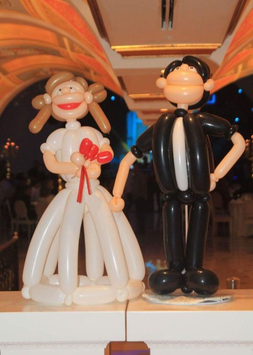 בלוני בובה חתן כלה