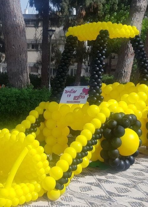 משאית בלונים מעוצבת