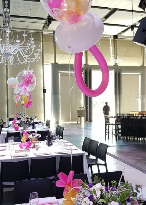 בלונים בצורת מוצץ לבריתה