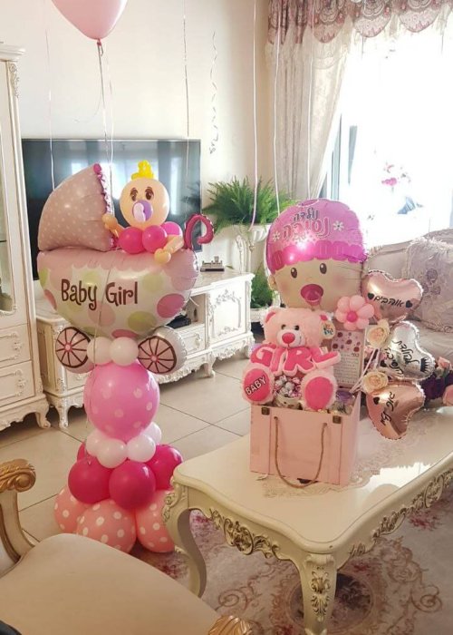 סטנד בלונים לבריתה לבית