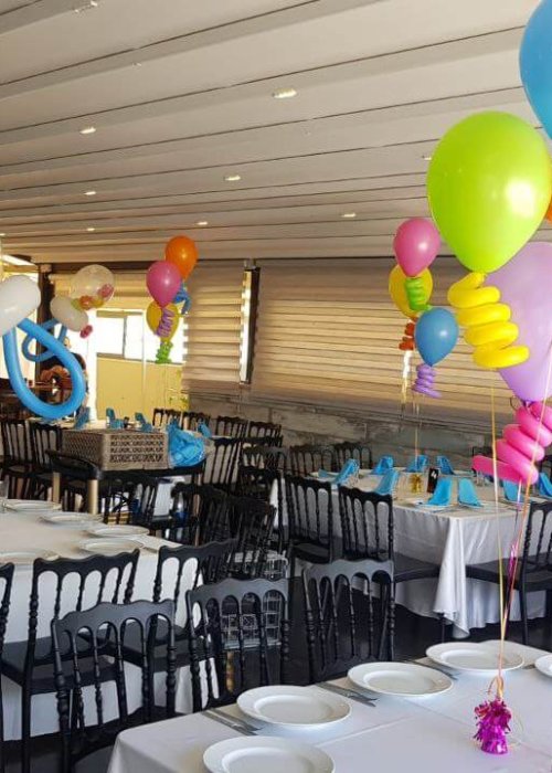 בלונים צבעוניים לברית