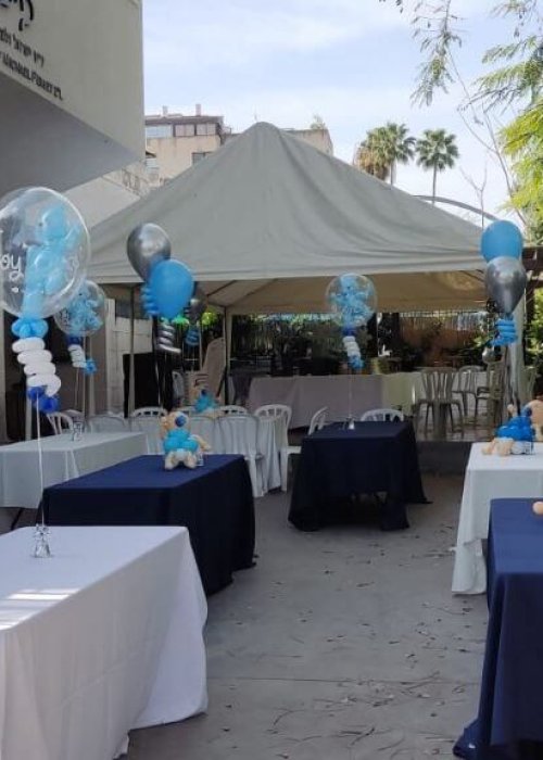 קישוטי בלונים לשולחנות